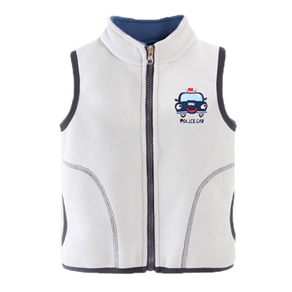 Cute Winter Coats for Girls Boys Toddler Babys Newborn Infant Girls Boys Cartoon Car Warm Thick Spring Winter Sleeveless Vest Clothes Coat b129 Grey