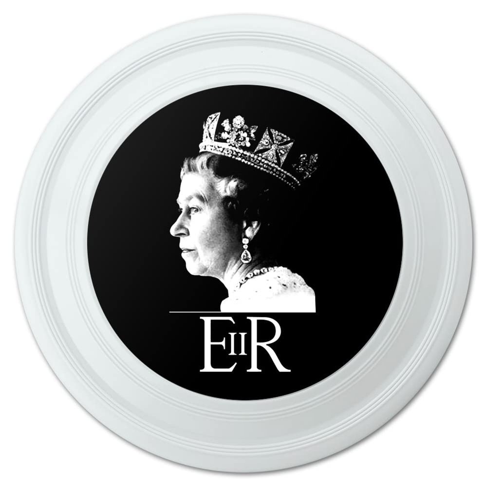 GRAPHICS & MORE Queen Elizabeth II Silhouette Novelty 9" Flying Disc