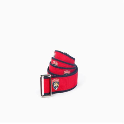 GELLS Florida Panthers NHL Hockey Belt Officially Licensed With Stainless Steel Buckle And Logo Tin For Men and Women