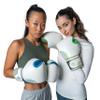 Sanabul Hyperstrike Boxing Gloves for Women, Kickboxing MMA Muay Thai Gloves, Training Sparring Punching Heavy Bag, Blue/White 12 oz view 1