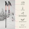 Retrospec Drifter Kids Snowshoes Bundle with Adjustable Trekking Poles - Lightweight Aluminum Hiking Sticks Collapsible for Boys & Girls All Terrain view 4
