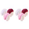 minkissy 6pcs Boys and Girls Satin Bonnet Breathable Wide Brim Hair Cover for Sleeping for Boy Girl White Wine Red view 1