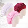 minkissy 6pcs Boys and Girls Satin Bonnet Breathable Wide Brim Hair Cover for Sleeping for Boy Girl White Wine Red view 2