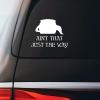 OTGW Ain't That Just The Way Teapot Sticker Decal Notebook Car Laptop 5.5"x3.5" (White) view 1