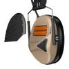 Defender Safety Decitech E1 Electronic Active Hearing Protection, Shooting, Range, Hunting, Tactical Earmuffs, 24 NNR Rated. (Tan) view 2