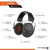 Defender Safety Decitech E1 Electronic Active Hearing Protection, Shooting, Range, Hunting, Tactical Earmuffs, 24 NNR Rated. (Tan) view 4