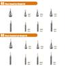 MUUNN 60 Piece Tungsten Dropshot Fishing Weights Kit, Tungsten Free Rig Sinker, Lead Free Fishing Weights Assortment view 2