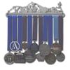 Allied Medal Hangers  Mountainscape Male (12 Wide with 1 Hang bar) - Medal Hanger Holder Display Rack - Multiple Variations Offered! view 1