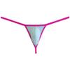 Botmois Men's Micro Bikini Thong Pouch Enhancing Lingerie Breathable G-String Underwear Skimpy Tangas Light Blue M view 1