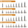 MUUNN 50 Pcs Tungsten Tear Dropshot Fishing Weights Kit, Tungsten Free Rig Sinker, Lead Free Fishing Weights Assortment view 2