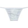 Botmois Men's String Cheeky Briefs Bulge Pouch Enhancing Underpants Breathable Bikini Underwear Skimpy Briefs White M view 3