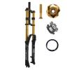 RUJIXU Mountain Bike Front Suspension Fork 26 27.5 29 Inch Disc Brake Air Down Hill Fork 1-1/8" Straight 1-1/2" Tapered MTB Triple Tree Bike Fork Travel 135mm Quick Release 2440g view 1