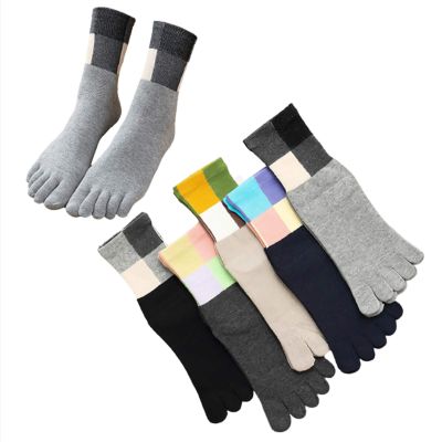 NENGGE Toe Sock Women Cute Cat Dog Five Finger Sock 5 Pairs Cotton Breathable Toe Socks for Women Running Toe Socks,A