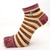 NENGGE Five Toe Socks Toe Separated Cotton Socks Colorful Stripe Socks for Women Cute Cat Dog Five Finger Sock 5 Pairs,E view 4