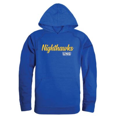 W Republic University of North Georgia Nighthawks Script Fleece Hoodie Sweatshirts Royal Small