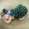 Cute Baby Photography Outfits, Headband and Peacock Feather Costume Set Baby Outfits Newborn Photography for Boys Girls Baby Photography Props view 2