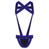 Agoky Mens Jockstrap Athletic Supporter Leotard Jumpsuits Wrestling Singlet with Removable Pouch Royal_Blue A X-Large view 1