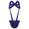 Agoky Mens Jockstrap Athletic Supporter Leotard Jumpsuits Wrestling Singlet with Removable Pouch Royal_Blue A X-Large view 3