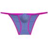 Botmois Men's String Cheeky Briefs Bulge Pouch Enhancing Underpants Breathable Bikini Underwear Skimpy Briefs Gray M view 1