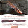 BBTO 60 Bags Colors Crystal Flash Fly Tying Material Fly Tying Thread Line Fly Tieing Kit for Hook Lure Dry Flies Jig Skirts Making, 300-400 Pcs Per Bag, Approx 30 Cm/ 11.81 Inches in Length view 2