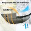 Onewind Hammock Zipper Windsock for Zipper Netted Hammock, Winter Sock for Wind Blocker, Lightweight and Wind-Resistant Protector for Cold Weather, OD Green view 2