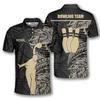PRIMESTY Men's Bowling Shirt, Quick-Dry Poly & Spandex, Custom Polo, S-5XL, Style21, Unisex-Adults