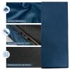 S AFSTAR Memory Foam Camping Mattress, Roll Up Travel Mattress w/Carry Bag, Removable Cover, Plush Surface, Anti-Slip Bottom, 72 Portable Foldable Floor Mat for Camping Car Travel (Navy Blue) view 4