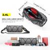 Rhinowalk Bike Handlebar Bag, Bicycle Front Bag Frame Storage Roll Bag Mountain Road Bikes Commuter Shoulder Bag Professional Cycling Accessories-Gray view 2