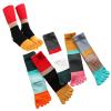 NENGGE 5 Pairs Women Toe Socks Cotton Comfy High Cut Five Sock Athletic Ankle for Ladies Cute Cat Dog Five Finger Sock,C view 1