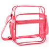 COVAX Clear Bag Stadium Approved, Clear Crossbody Messenger Shoulder Bag with Adjustable Strap for Concerts, Sports Events (Pink) view 1
