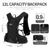 IX INOXTO Hydration Pack Backpack, Lightweight Water Backpack with 2L Hydration Bladder Daypack for Men Women,Running Hydration Vest for Trail Running Hiking Cycling Race Climbing (All Black) view 2