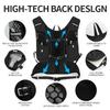 IX INOXTO Hydration Pack Backpack, Lightweight Water Backpack with 2L Hydration Bladder Daypack for Men Women,Running Hydration Vest for Trail Running Hiking Cycling Race Climbing (All Black) view 3