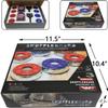 Shuffleboard Pucks and Sand Set - 2 1/8" Table Pucks with 2 Cans Wax, Mini Brush and Dustpan view 4