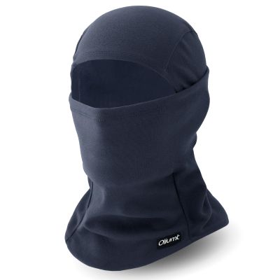 Oliumt Balaclava Ski Mask, Warm, Breathable & Lightweight, Full Coverage Fleece Winter Face Mask for Men & Women (Navy)