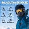 Oliumt Balaclava Ski Mask, Warm, Breathable & Lightweight, Full Coverage Fleece Winter Face Mask for Men & Women (Navy) view 2