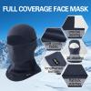 Oliumt Balaclava Ski Mask, Warm, Breathable & Lightweight, Full Coverage Fleece Winter Face Mask for Men & Women (Navy) view 3