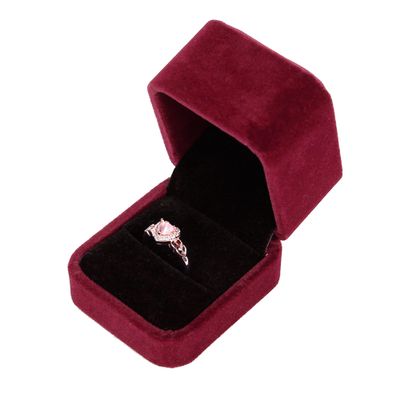 Parts Express 2 Pack Velvet Ring Boxes, Earring Pendant Jewelry Case, Ring Earrings Gift Boxes, Jewellry Display