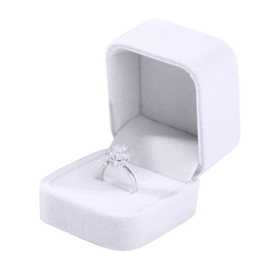 Parts Express 2 Pack Velvet Ring Boxes, Earring Pendant Jewelry Case, Ring Earrings Gift Boxes, Jewellry Display