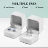 Parts Express 2 Pack Velvet Ring Boxes, Earring Pendant Jewelry Case, Ring Earrings Gift Boxes, Jewellry Display view 3