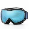 Juli Ski Goggle/Snow Snowboard Goggles for Men, Women & Youth - 100% UV Protection Anti-Fog Dual Lens(Black Frame+13% VLTBlue Len) view 1