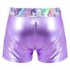 Moggemol Kids Girls Gymnastics Dance Shorts Tie Dye Athletic Booty Shorts Gym Yoga Running Activewear Shorts Lavender 14 view 2