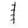 Zerodeko Acrylic Sunglasses Tree Stand Glass Display Holder Sunglass Organizer Case Eyeglasses Show Rack Retail Eyewear Showcase for Home Shop Black 4 Layers view 1