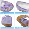 CCJRLM Mirabel Isabela Shoes for Girls Costume Cosplay Dress Up Embroidery Mary-Jane Ballet Shoes Purple view 4