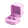 Parts Express 2 Pack Velvet Ring Boxes, Earring Pendant Jewelry Case, Ring Earrings Gift Boxes, Jewellry Display view 1
