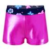 Moggemol Kids Girls Gymnastics Dance Shorts Tie Dye Athletic Booty Shorts Gym Yoga Running Activewear Shorts Butterfly 6 view 1