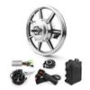 14 Inch 350W Brushless Geared Hub Motor Mag Wheel PAS Accelerator for Front Drive Scooter Small Bike Bicycle Handle24V350W