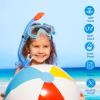 AosDero Kids Snorkeling Set with Flippers Panoramic Snorkel Mask Dry Top Snorkel Earplugs Gear Bag,Snorkeling Gear for Kids,Youth,Boys and Girls Age 5-12 view 2