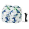 Aoneky 10-Pack Size 3 Soccer Ball - Eco-Friendly 2.5mm PVC Leather, Durable Machine-Stitched Design, Ball Pump Included view 4