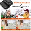 AI Hand Warmers Rechargeable 2 Pack, Portable Electric Rechargeable Hand Warmer, 20Hrs Long Heating Electric Hand Warmer, Gifts for Women, Men, Raynauds, Pain ReliefCamping,Golf,Outdoors,Indoor view 3