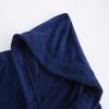 E.W Apparel Kids Boys Girls Hooded Towelling Bathrobe Dressing Gown Soft Terry Cloth Robe(Navy,11-12 Years) view 3